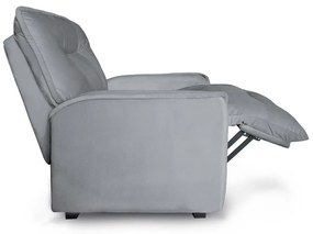 Poltrona do Papai Reclinável Orion Suede Cinza - Sheep Estofados - Cinza