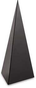 Enfeite Decorativo "Pirâmide" em Metal Preto 30x13,5 cm - D'Rossi