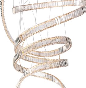 Pendente Led Dourado 300w 3000k Streamer Duplo Bailarina