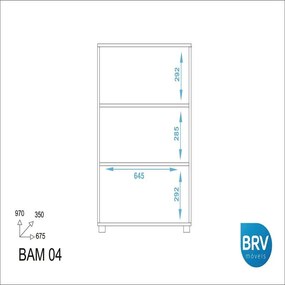 Armário Multiuso 2 Portas Office - Branco