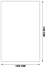 Tapete Sala de Estar 100x150cm Labrador Trigo G30 - Gran Belo