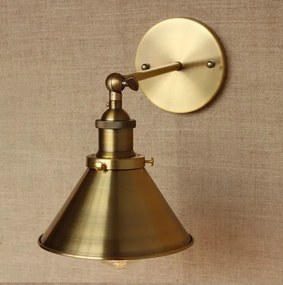Arandela de parede de ferro vintage, luminária para cafeteria, sala de edison, arandela em américa, estilo industrial, loft