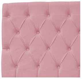 Cabeceira Estofada Liverpool 90 cm Solteiro Suede Rosa Bebê - ADJ Decor