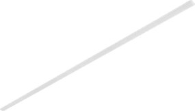 Perfil De Embutir Aluminio Para Fita Led 1M Stick M - BRANCO