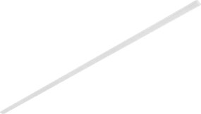 Perfil De Embutir Aluminio Para Fita Led 1M Stick M - BRANCO