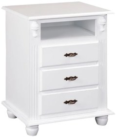Mesa de Cabeceira 3 Gavetas com Nicho - Wood Prime MY 907449