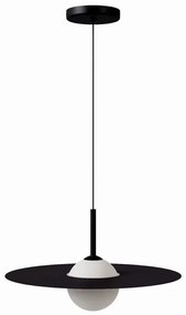Pendente Viseira Ø39Cm Globo Ø12Cm C/ Rosca Alumínio 1Xg9 - Qimporta P... (CHAMPANHE)