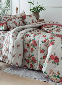 Jogo de Cama 140 Fios Vermelho King 4 Peças