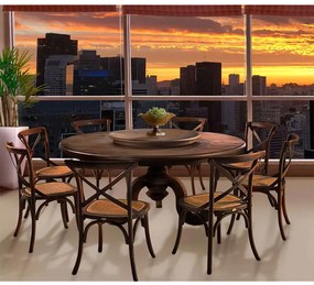 Conjunto de Jantar Phill com 8 Cadeiras Paris