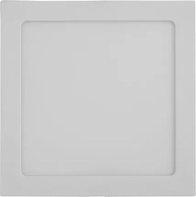 Plafon Led De Embutir Quadrado Branco 18W Panel - LED BRANCO FRIO (6000K)
