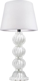 Kit Abajur de Murano Versailles + Cúpula - Quartzo Pérola  Quartzo Pérola