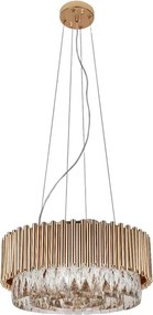 Pendente Cristal Metal Ouro Frances 45Cm Notre-Dame