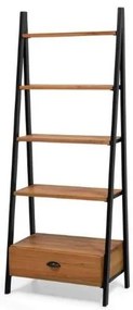 Estante Ethos 1 Gaveta Mel Base Preta 170cm - 56602 Sun House