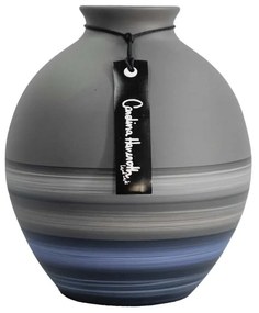 Vaso Moringa decorativo em Cerâmica Carolina Haveroth – Lagunas Fosco