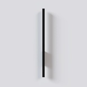 Arandela Vertical Small Slim 02X05X58Cm Led 13W 3000K - Qimporta Ar252... (PRETO)