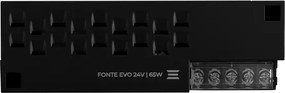 Driver Alumínio Preto 65w 24v Evo