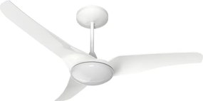 Ventilador De Teto Led Termoplástico Branco 12w 4500k Slim