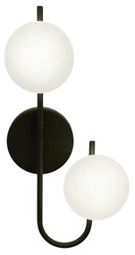 Arandela Ares Direita 19,4X11,4X40 Led 10W - Usina 19757/2D Led (FN-F - Fendi Fosco, 3000k, 110v)