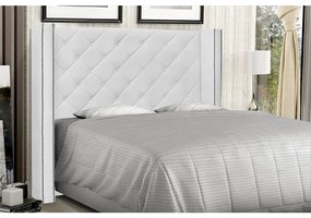 Cabeceira Vicenza Para Cama Box Casal 140 cm Corino - D'Rossi - Branco