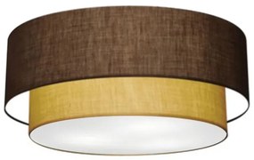 Plafon Para Quarto Cilíndrico SQ-3021 Cúpula Cor Café Palha