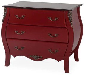 Cômoda Bombê 3 Gavetas Amsterdã - Wood Prime FS 14556