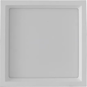 Plafon Led Embutir Quadrado Branco 22w 4000k Deep