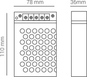 Fonte Chaveada 60W 5A 12V/dc Bivolt Ip20 11X7,8X3,6Cm | Opus Ac 30975