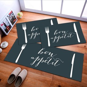Jogo de Tapete de Cozinha, Appettit - 3 Pças