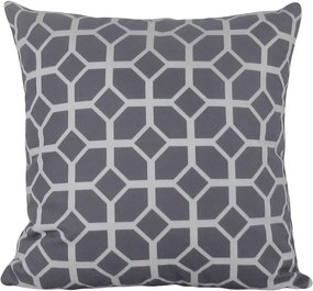 3 Capas para Almofada Soft Turim Geométrico Cinza 43x43cm