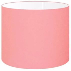 Cúpula Abajur Cilíndrica Cp-7018 Ø40x25cm Rosa Pink