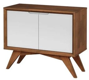 Buffet Uriel 2 Portas Pinhão e Branco - Wood Prime MP 27568