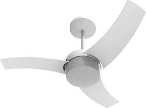 Ventilador De Teto Policarbonato Branco Wave