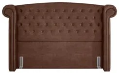 Cabeceira Cama Box Casal King 195cm Provença Z37 Sintético Camel - Mpo
