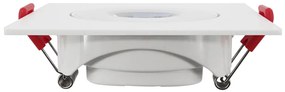 Spot De Embutir Quadrado 5W 3000K Led Bivolt 8,6X8,6X2,5Cm | Opus Eco... (Branco)