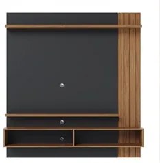 Painel Home Suspenso para TV 65 Pol. 150cm Buriti C05 Noce Milano/Pret