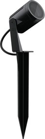 Espeto Led Alumínio Preto 11,5w 700lm Ip67 3000k  S.Ground