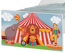Mini Cama Infantil 148x68cm Com Proteção Lateral Circo K06 - Mpozenato