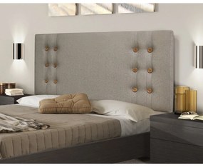 Cabeceira Estofada Santorini 160cm Queen Size Linho - ADJ Decor