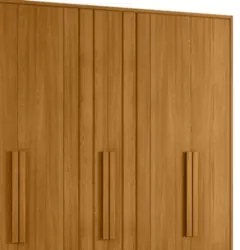 Guarda Roupa Casal 230cm Com 6 Portas Barok Cinamomo Z10    - Mpozenat