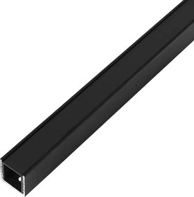 Perfil Sobrepor Sem Iluminacao 3M Fit15 - PRETO