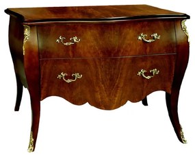 Cômoda Módena com Gavetas Madeira Maciça Marchetaria Design Clássico
