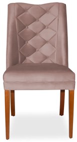 Kit 8 Cadeiras de Jantar Micheli Suede Crepe