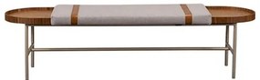 Banco Lore com 02 Bandejas Esmalte e Base Champagne - 77116 Sun House