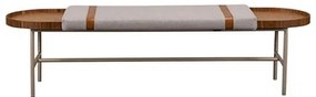 Banco Lotf com 02 Bandejas Esmalte e Base Champagne - 77116 Sun House