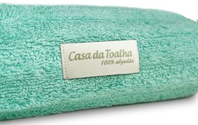 Jogo de Toalha 5 Peças Fio Penteado 100% Algodão  Verde