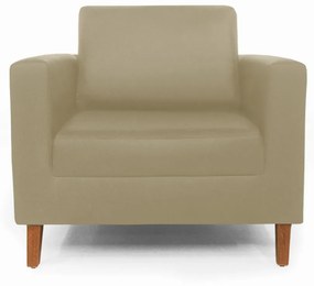 Poltrona Decorativa Gabriela Suede Nude