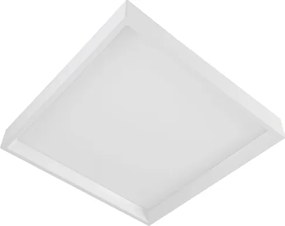 Plafon Led Sobrepor Quadrado 28W Branco 120 3000K Deep