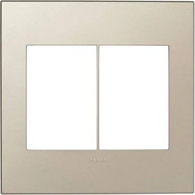 Placa 4X4 6 Modulos Quadrados Champagne Arteor