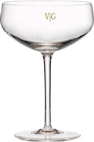 Taça de Cristal Coupe Lisa P/ Champagne  Transparente