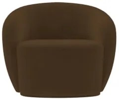 Poltrona para Sala de Estar Orgânica Kit com 2 Garbin Z08 Veludo Marro